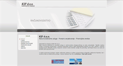 Desktop Screenshot of kif-doo.hr
