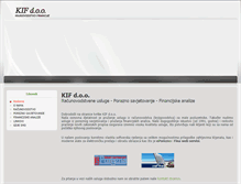 Tablet Screenshot of kif-doo.hr